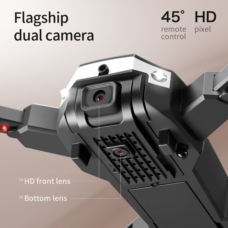 T6 Drone, Flagship 45" HD remote pixel dual camera control Bottom lens Bottom lens