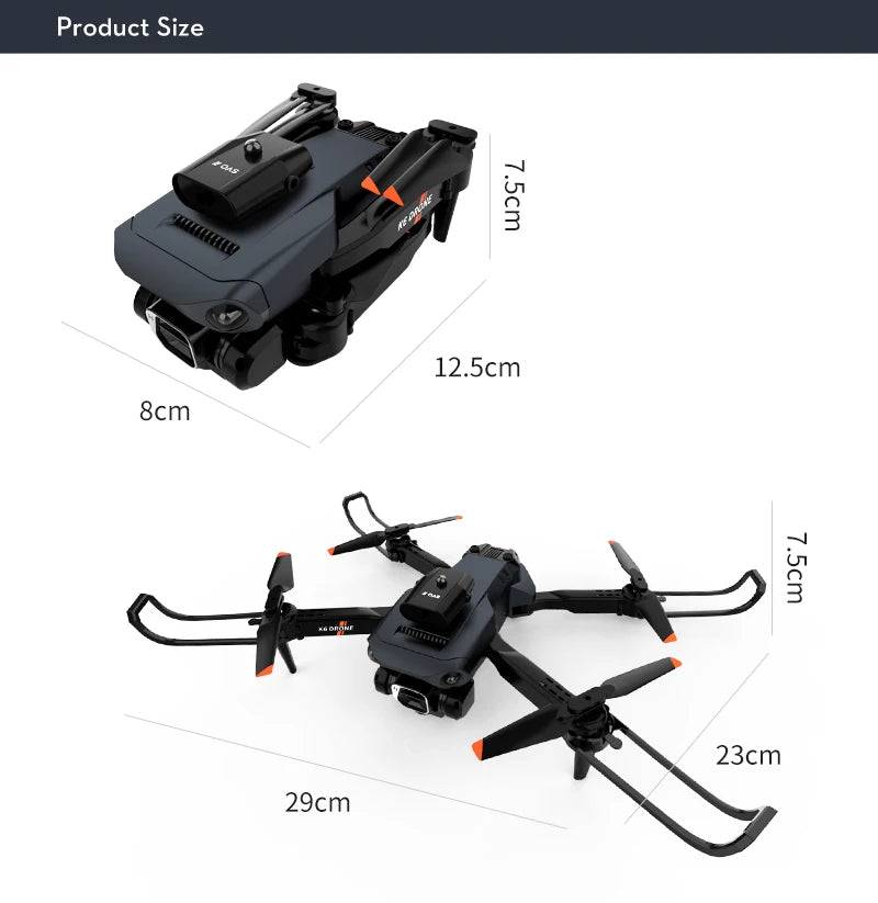 NEW K6 Drone Professional 4K HD Camera Mini Drone Optical Flow Localization Three Sided Obstacle Avoidance Quadcopter Toy Gift 48 NEW K6 Drone, k6 drone avoid obstacles on all sides 7245