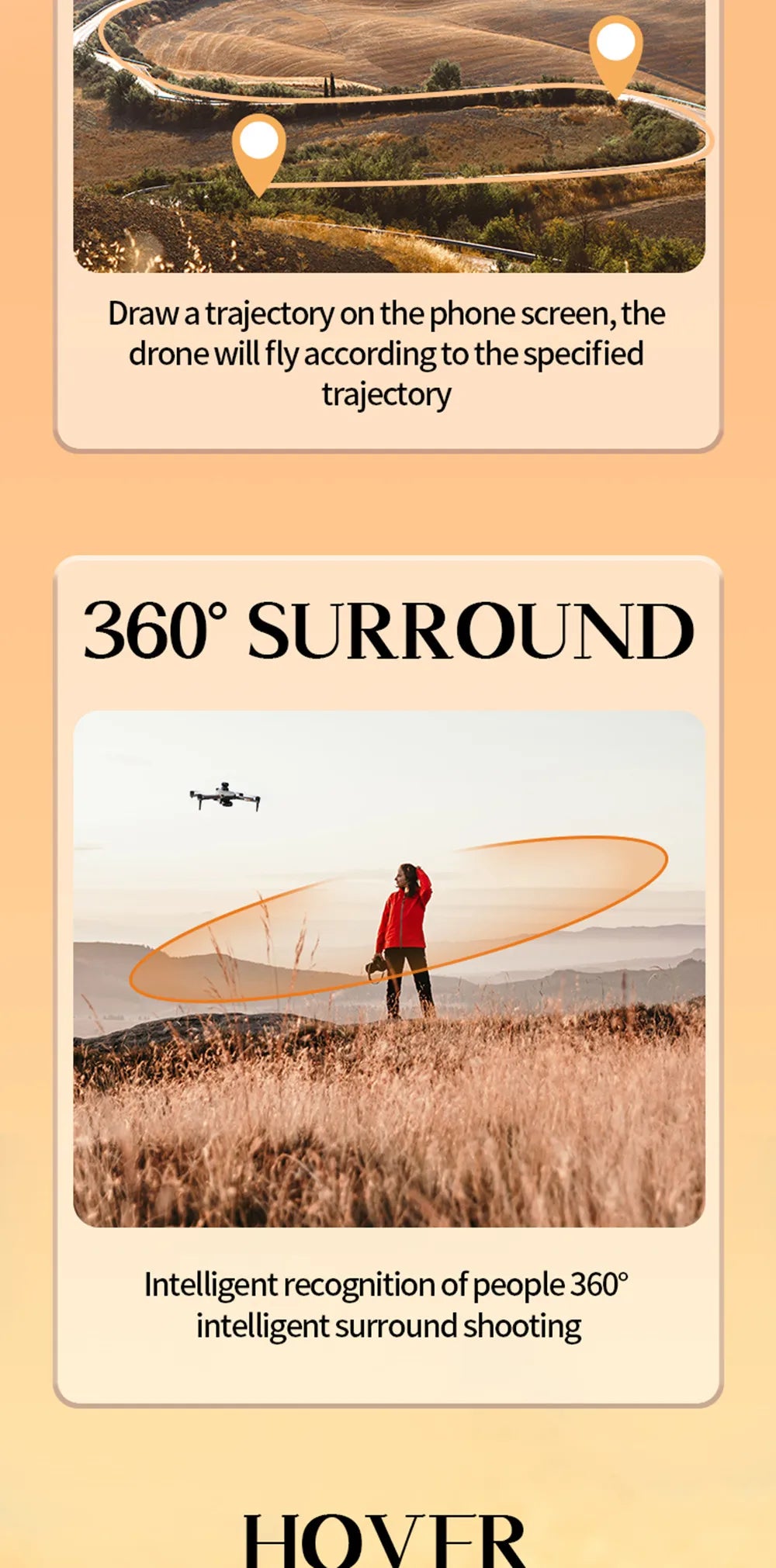 X38 PRO Drone - GPS 8K HD Professional Aerial 3-Axis Gimbal Brushless Obstacle Avoidance Drone Brushless Quadcopter RC Drone Toy Professional Camera Drone 18 X38 PRO Drone, drone willflyaccordingto the specified trajectory 3609 SURROUND Intelligent recognition of