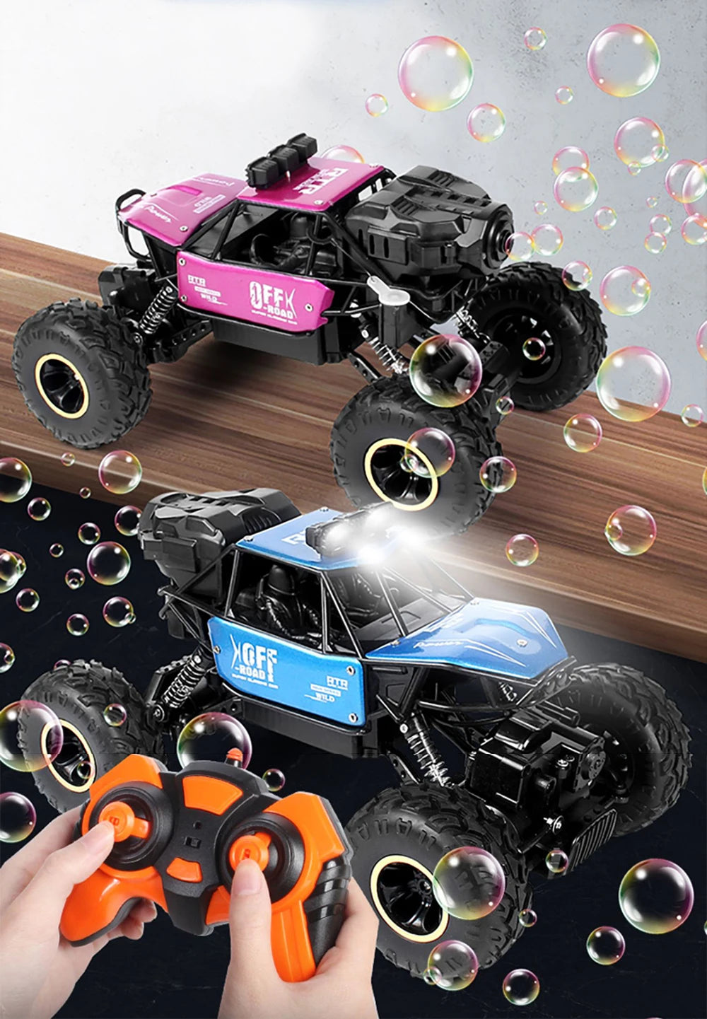 Paisible 4WD RC Car, two 1800mah battery can last about 120 minutes