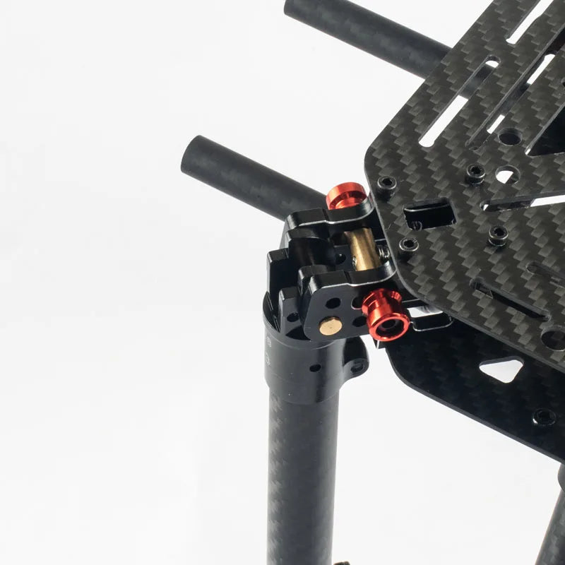 PIXHAWK2.4.8 Flight Control Carbon Fiber 450 Frame Kit - Ardupilot 100MW Radio Telemetry Quadcopter BLHELI 20A 2212 Motor ESC 25 thicker edge is the leading edge which moves in the direction of rotation