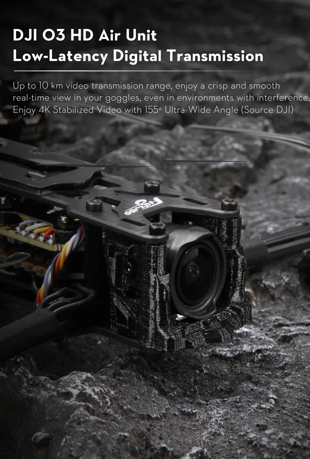 DJI 03 HD Air Unit Low-Latency Digital Transmission to 10 km video transmission range