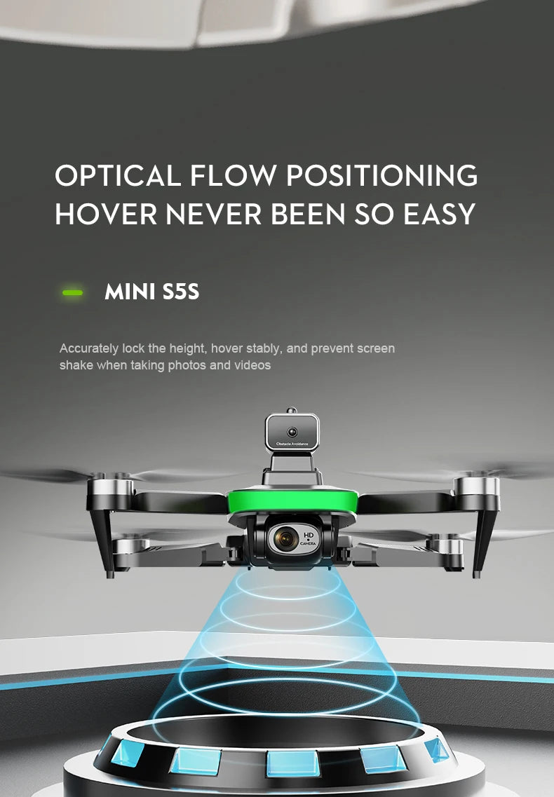 S5S Drone - 4k Profesional 8K HD Camera Obstacle Avoidance Aerial Photography Brushless Foldable Quadcopter 1.2km 26 S5S Drone, mini sss accurately lock the height; hover stably