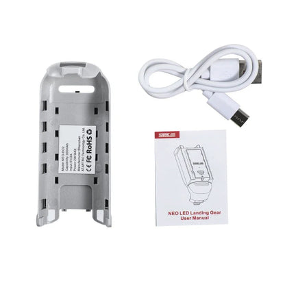 STARTRC NEO LED Landing Gear Night Flight Light, 10mm Raise, Rechargeable 21g Tripod Leg — StartRC LED Landing Gear for DJI NEO