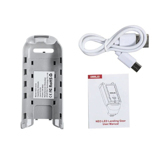 STARTRC NEO LED Landing Gear Night Flight Light, 10mm Raise, Rechargeable 21g Tripod Leg — StartRC LED Landing Gear for DJI NEO