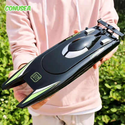 CONUSEA 805 RC Boat 30KM/H Dual-Motor 2.4GHz Speedboat, 7.4V 650mAH, Waterproof, 20–25min Runtime, 80–100m Range