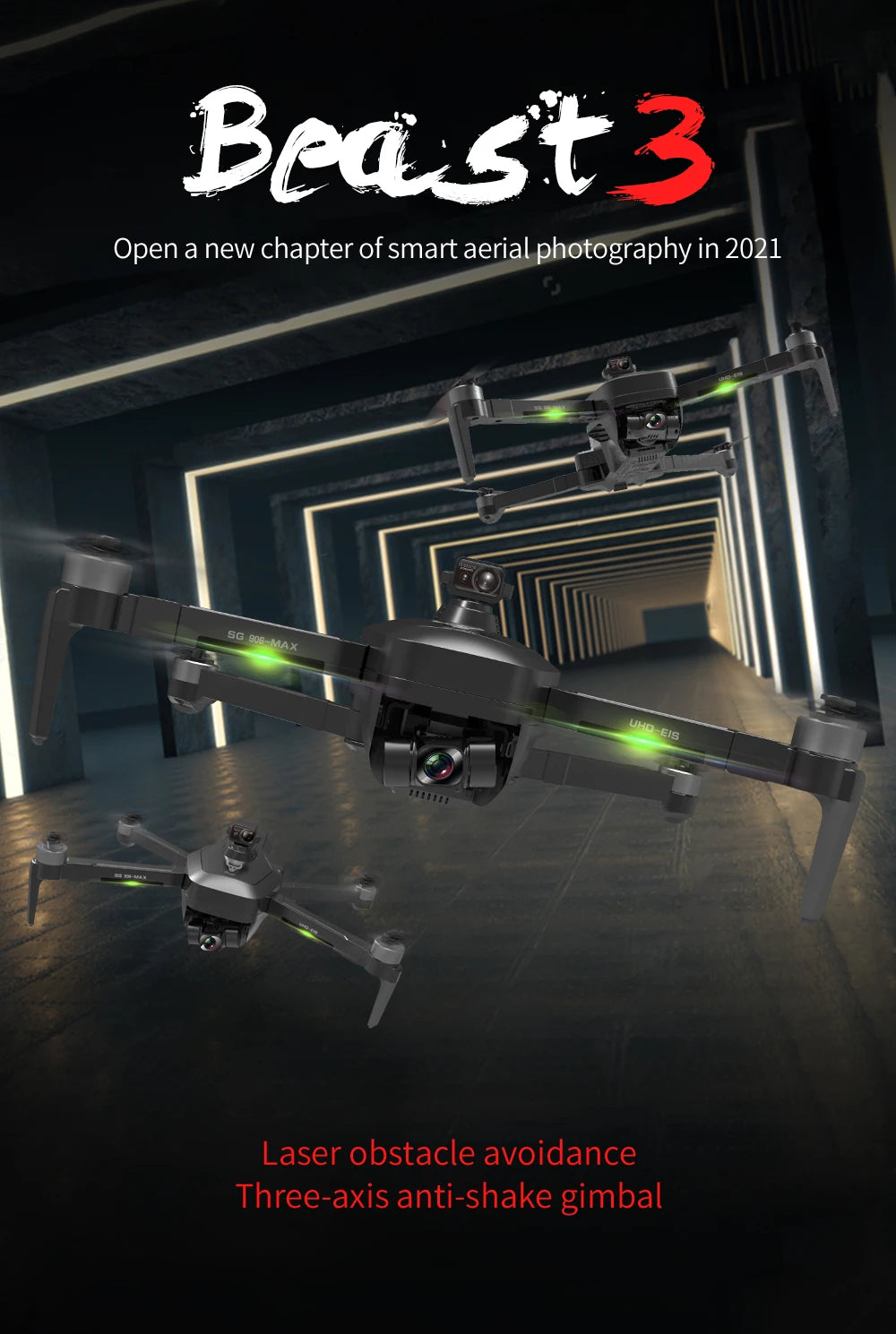 HGIYI SG906 MAX2  Drone, Beast3 Open a new chapter of smart aerial photography in 2021 sG 908