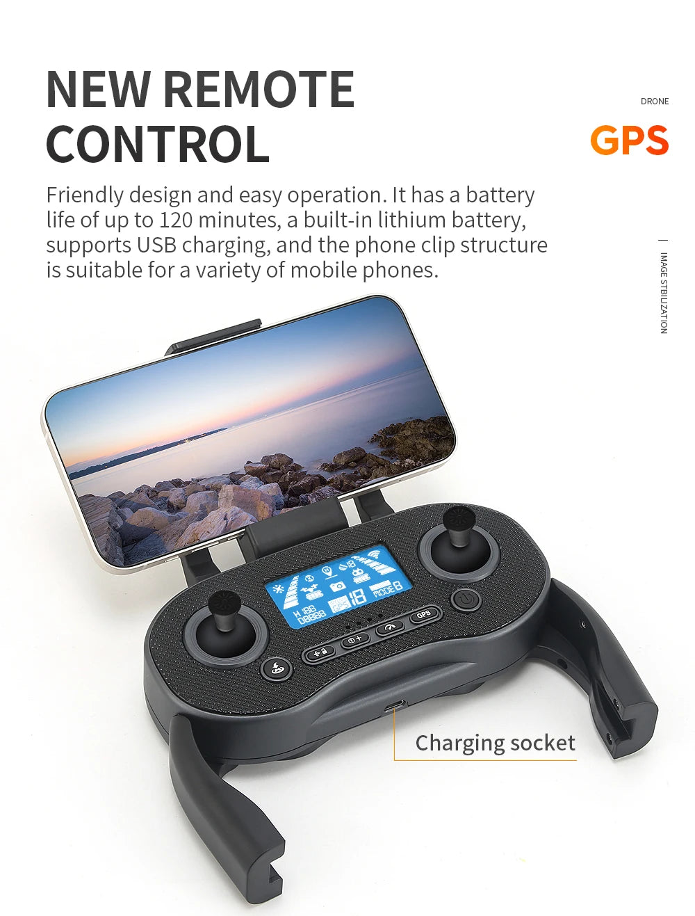 WYFA X3 Drone - GPS 6K HD EIS OAS Dual Camera Profesional Brushless Rc Anti-Shake Photography Foldable obstacle Drones For Gift Toy Professional Camera Drone 28 WYFA X3 Drone, a battery life of up to 120 minutes, a built-in lithium battery, and