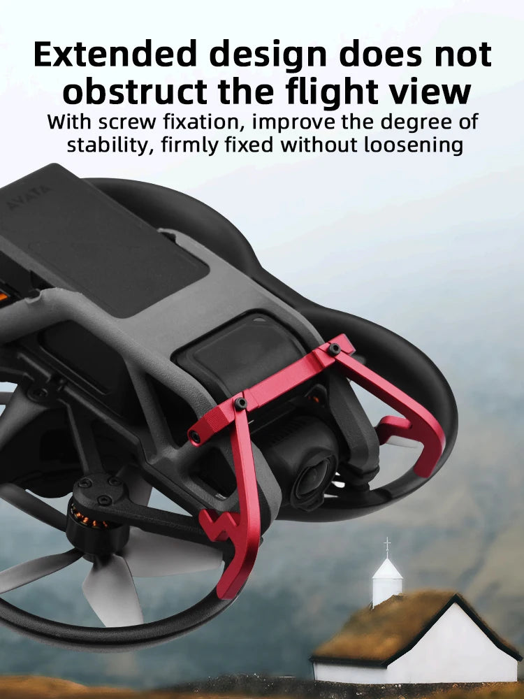 Gimbal Camera Anti-collision Bar for DJI Avata Combo Drone - Bumper Protector Lens Bumper Accessories 25 Gimbal Camera Anti-collision Bar for DJI Avata Combo Drone, extended design does not obstruct the flight view_ With screw fixation, improve the