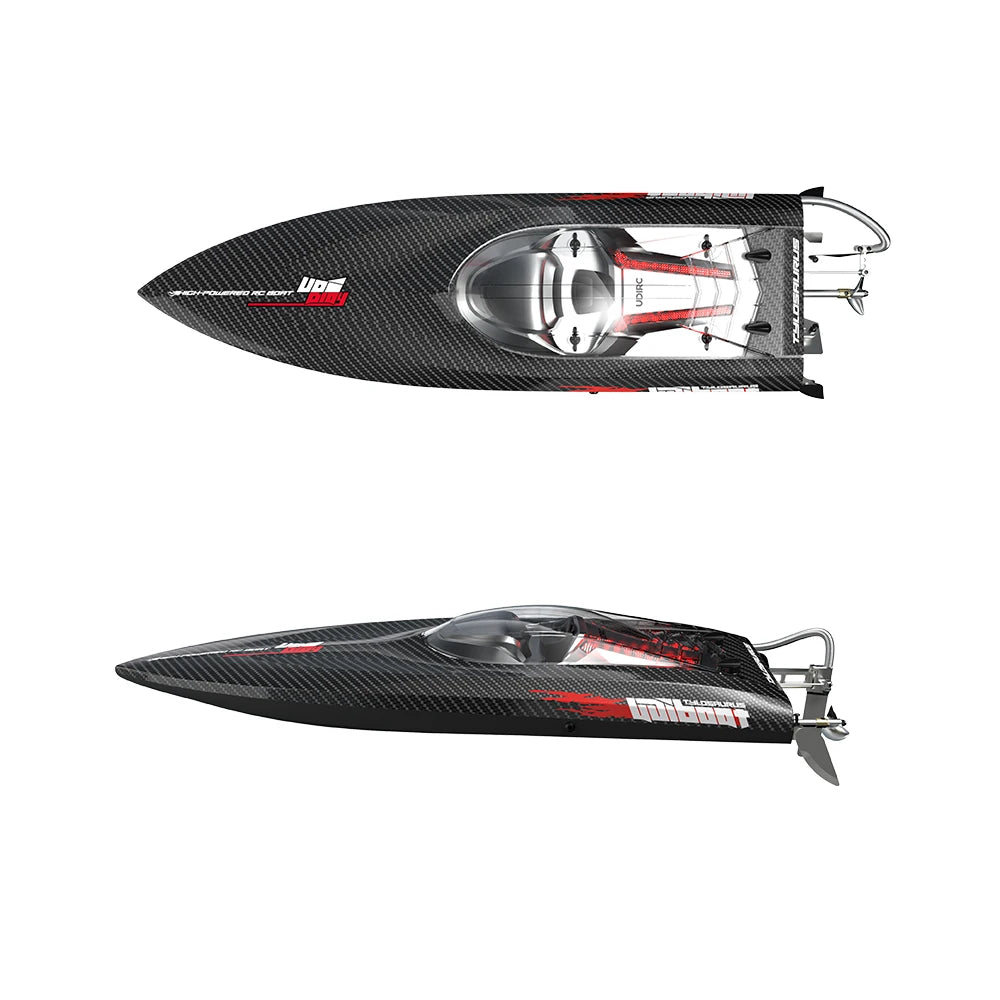 UDI022 Brushless RC Speedboat 50KM/H, 2.4G 4CH, 11.1V 2500mAh, 100A ESC, ABS Hull, Auto‑Righting