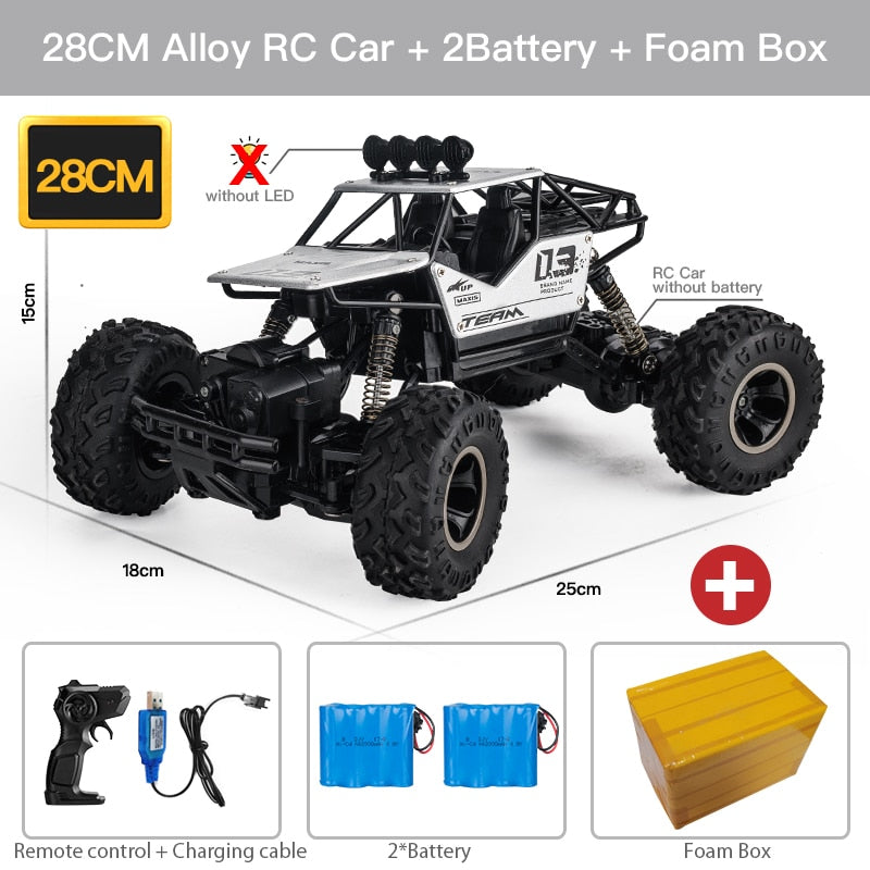 28CM RC Car + 2Battery + Foam Box 28CM without LED 