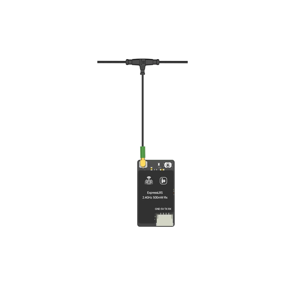 iFlight ELRS 500mW Receiver, ELRS receiver for FPV drones with long-range connectivity and compatibility with ground station and SVTX systems.