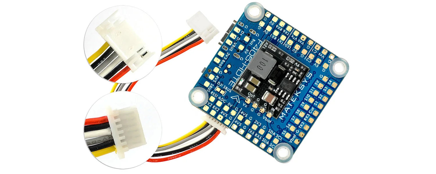 MATEK Mateksys FLIGHT CONTROLLER F405-HDTE 7 8motors+3servos in INAV/BF multirotor mixer