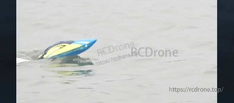 S4 RC Boat, High-speed RC boat with waterproof design, strong drive, and LED lights, suitable for kids aged 3-6 years old.