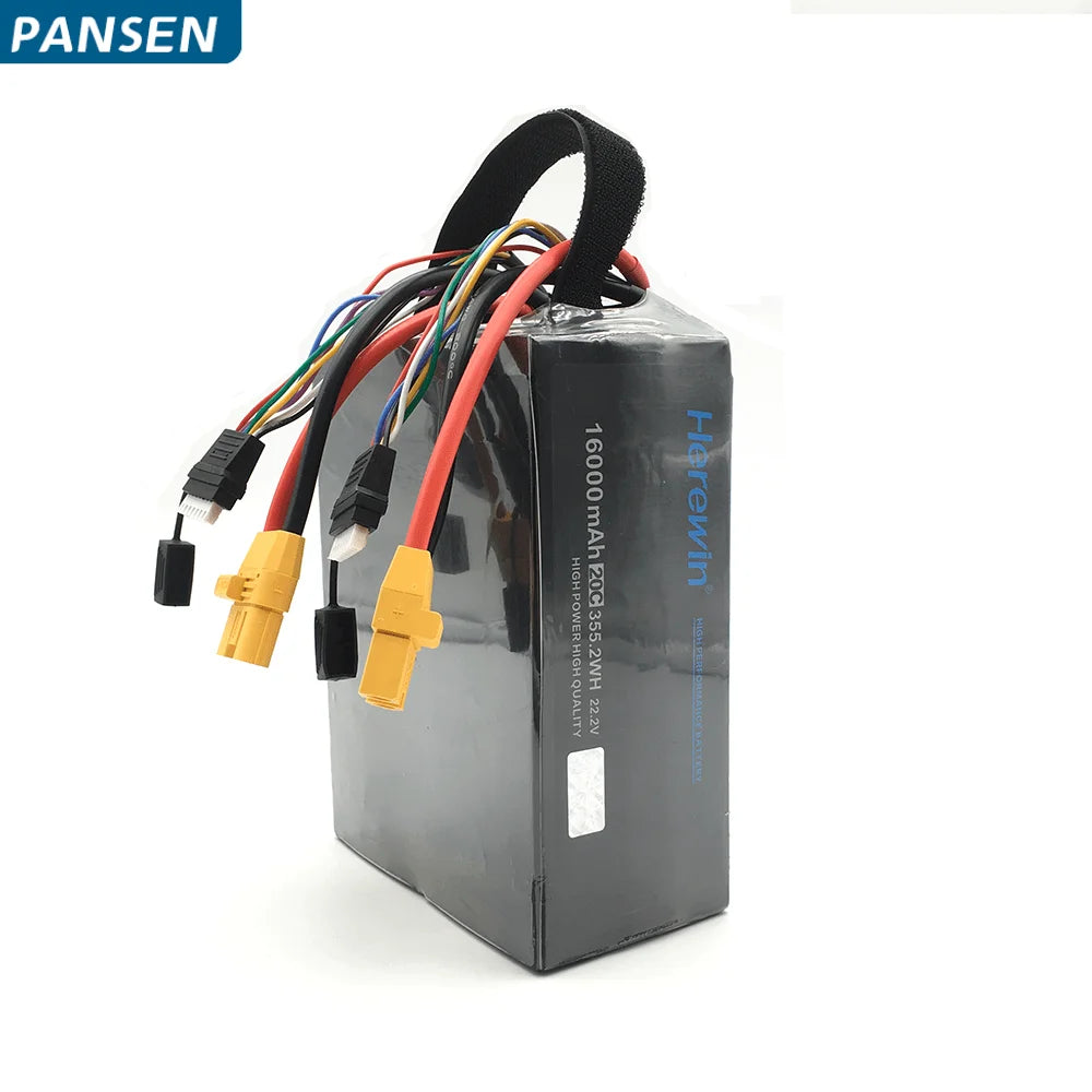 herewin 16000mah 20C 6S AS120F Plug Agriculture Drone Battery
