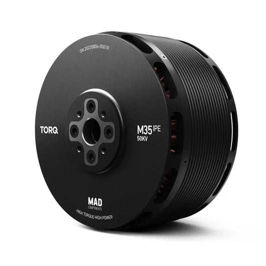 MAD TORQ M35 IPE Drone Motor, High-performance electric motor with high torque, ideal for demanding applications.