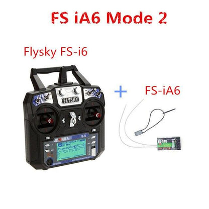 FLYSKY FS-i6 I6 2.4G 6CH AFHDS 2A Rdio Transmitter IA6B X6B A8S Receiver for RC Airplane Helicopter FPV Racing Drone - RCDrone