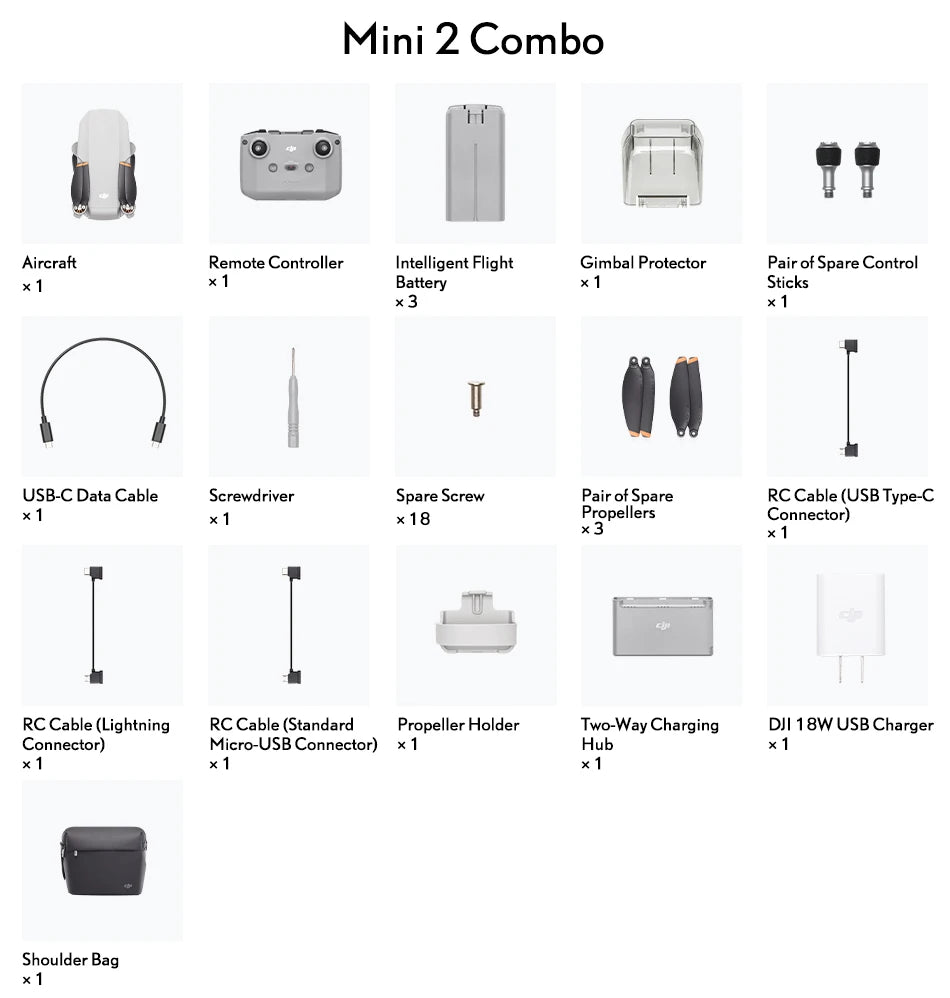 DJI Newest Mavic Mini 2 Camera Drones 4K HD Camera Professional GPS Quadcopter 10km Transmission Distance Mavic Mini 2 IN Stock Professional Camera Drone 13 DJI Newest Mavic Mini 2 Camera, Mini 2 Combo Aircraft Remote Controller Intelligent Flight Gimbal Protector Pair of Spare