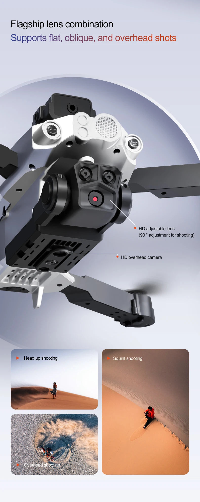 LU200 Drone - 8K GPS Professional Aerial Photography WIFI Optical Flow Localization Four-way Obstacle Avoidance Quadcopter 24 LU200 Drone, flagship lens combination supports flat; oblique, and overhead shots