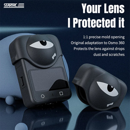 STARTRC Silicone Lens Guard, Lens protector for Osmo 360, anti-scratch, precise fit