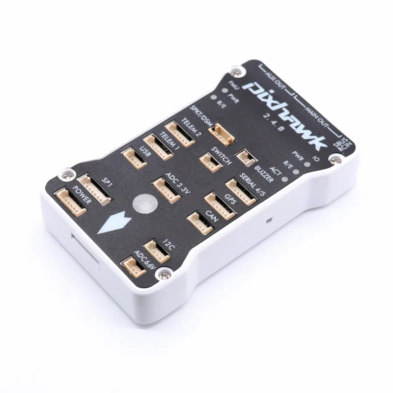 Pixhawk PX4 Autopilot PIX 2.4.8 32Bit Flight Control - with PX4FMU PX4IO Safety Switch Buzzer 4G SD for DIY RC Drone Multirotor 12 Pixhawk is with new 32 bit chip and sensor technology . the board integrates with