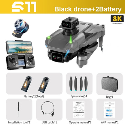 S11 Pro Drone, 2(Total) Spare wing* 4 Installation tool*
