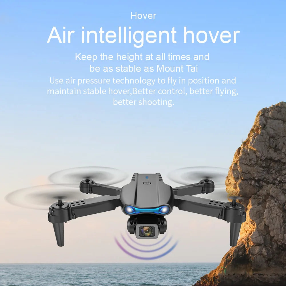 E99 Pro Drone With HD Camera, E99 Pro Drone, hover air intelligent hover the height at all times and be as stable as