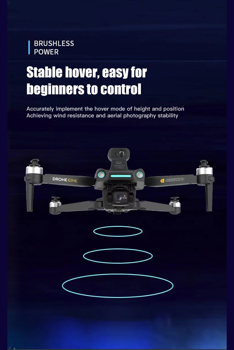 S808 GPS Drone, BRUSHLESS POWER Stable hover, easy for beginners to control Achieving