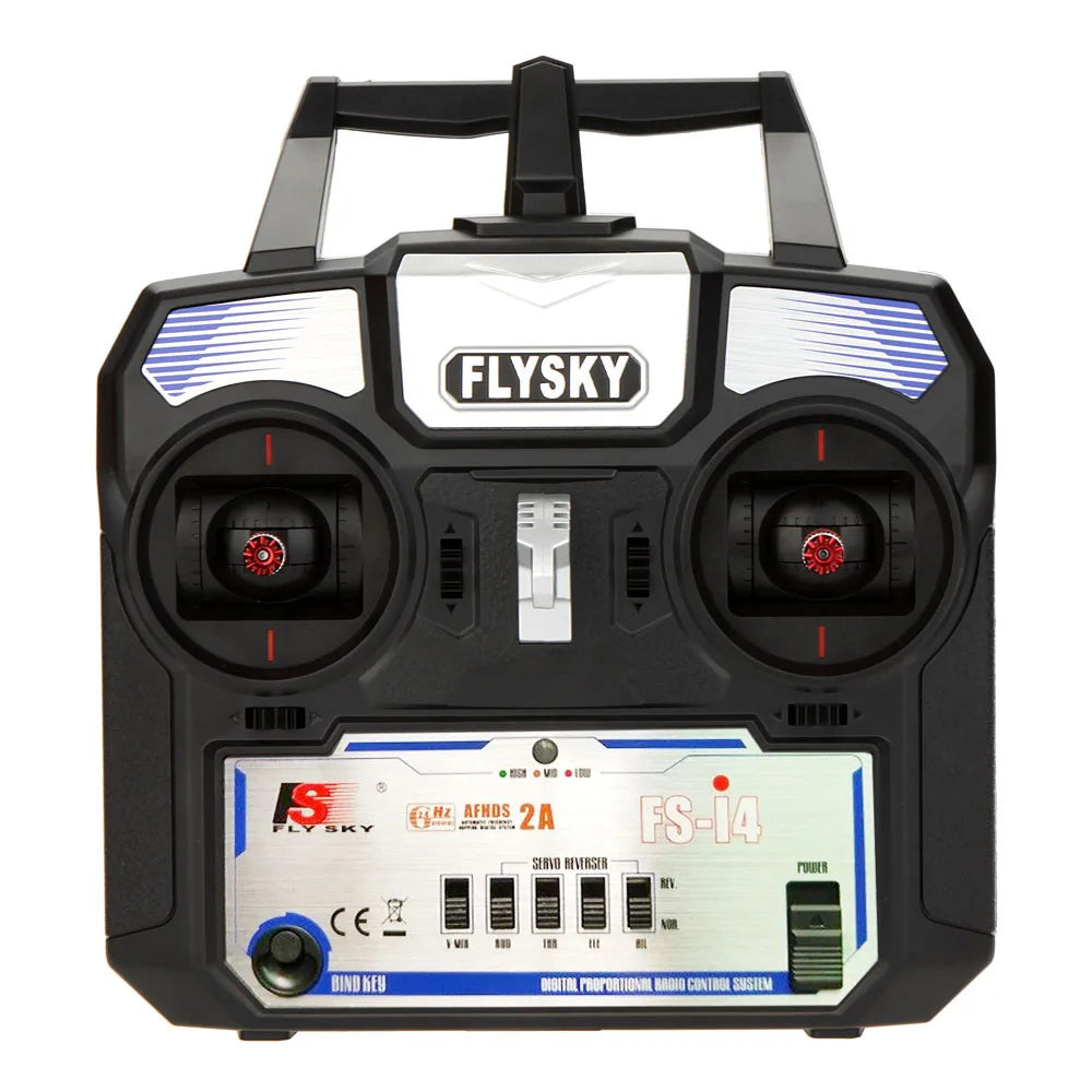 Flysky FS-i4 Transmitter - 2A 2.4GHz 4CH AFHDS Radio System for RC Hel ...