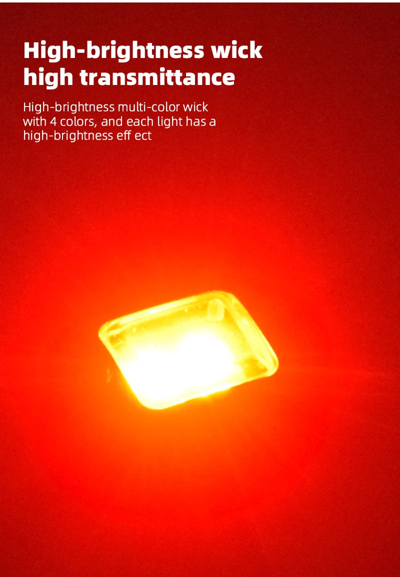 Universal Strobe Light for DJI MAVIC PRO/2/3/SE/MINI 2/MINI 1/AIR/AIR 2/FPV/FIMI X8 SE Drone Flash Lamp Night Flight Light 10 high-brightness wick with 4 colors, and each light has a high-