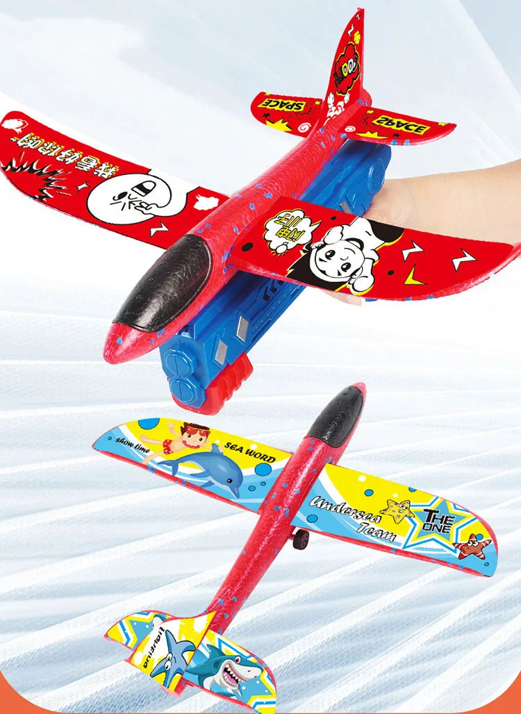 Airplane, Healthy Materials, Strong & DurableThese catapult airplane toys