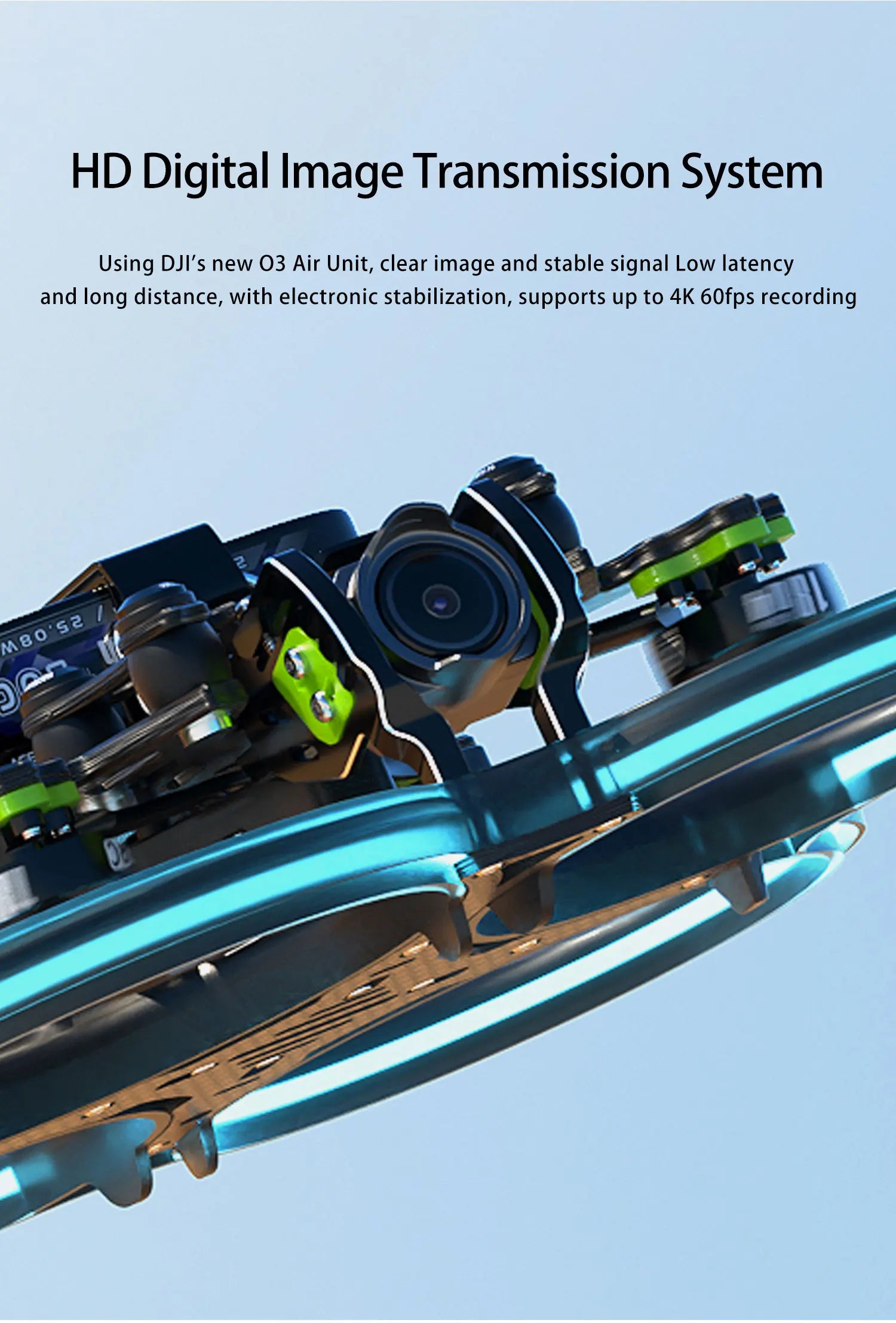 GEPRC Cinebot30 FPV Drone HD O3 System 6S 2450KV VTX O3 Air Unit 4K 60fps Video 155 Wide-angle RC FPV Quadcopter Freestyle Drone 11 GEPRC Cinebot30 FPV Drone, DJI's new 03 Air Unit supports up to 4K 6Ofps recording