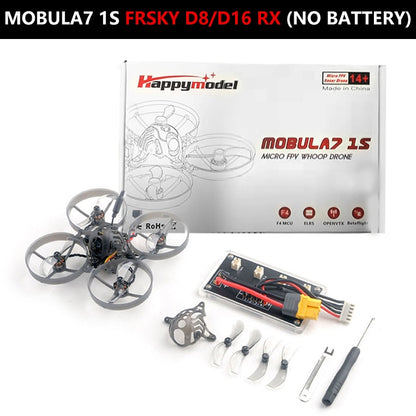 Happymodel Mobula 7, FRSKY D8/D16 RX (NO BATTERY) 