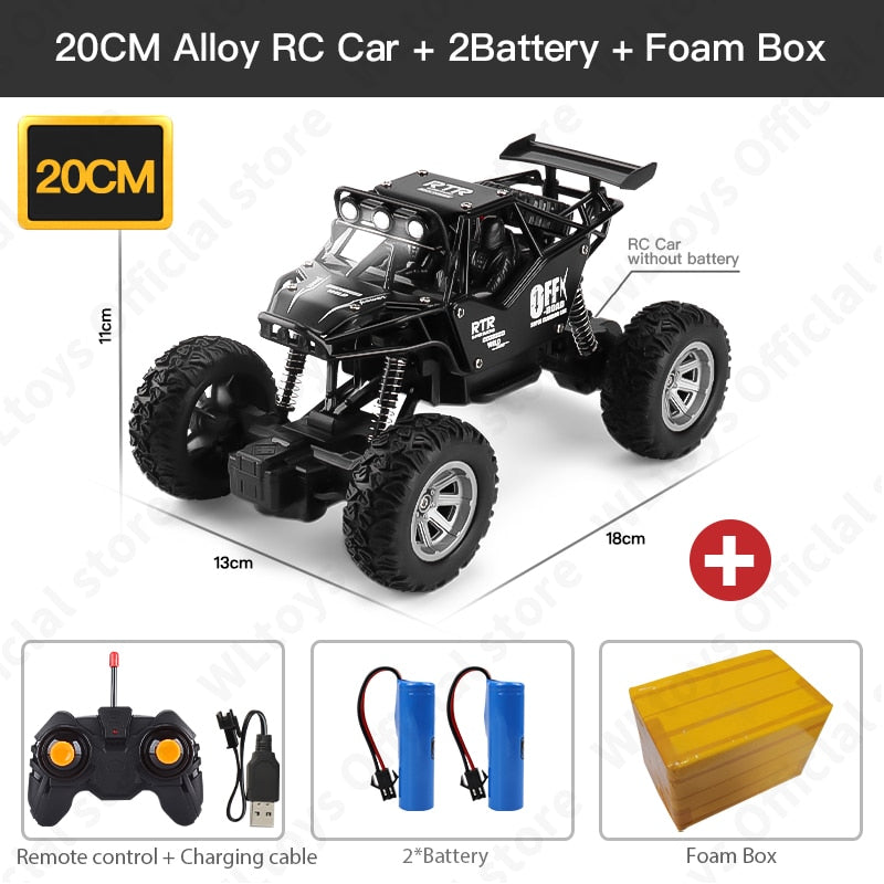 ZWN 1:20 2WD RC Car With Led Lights Radio Remote Control Cars - Buggy Off-Road Control Trucks Boys Toys for Children