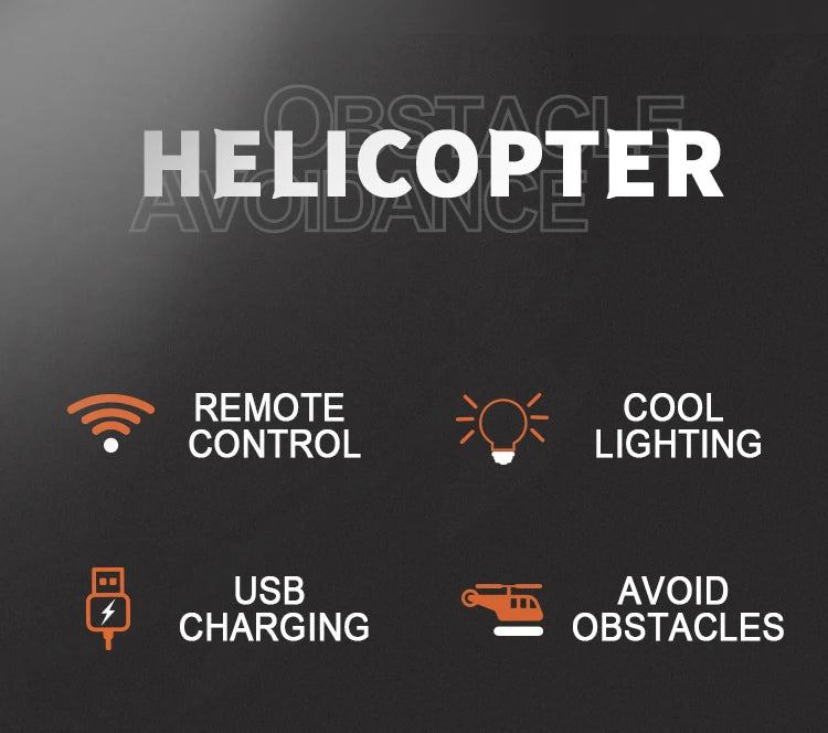 CX068 RC Helicopter, USB AVOID CHARGING OBSTACLES HELICOPTER REMO
