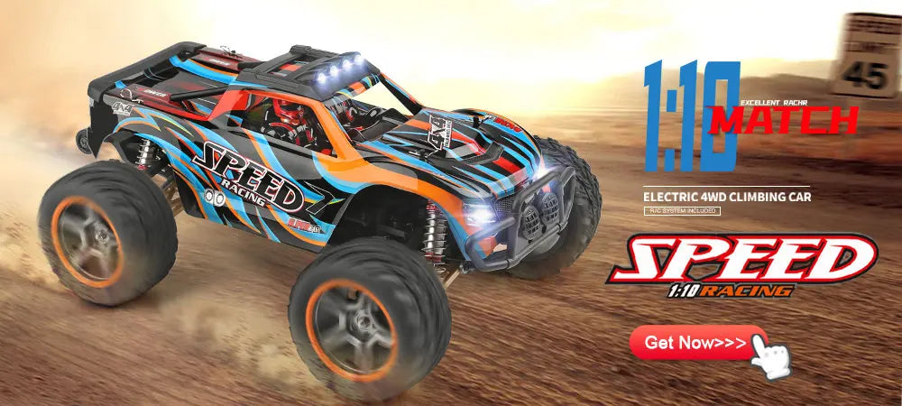 4WD RC Car With LED Remote Control