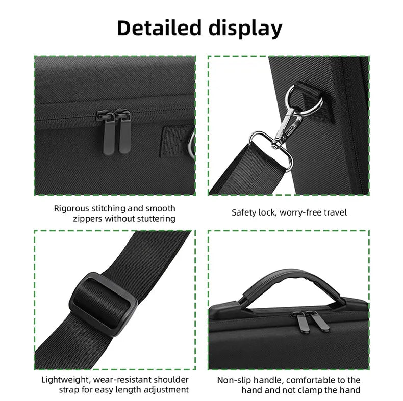 Portable Shoulder Bag, Detailed display Rigorous stitching and smooth Safety lock, worry-free travel zippers