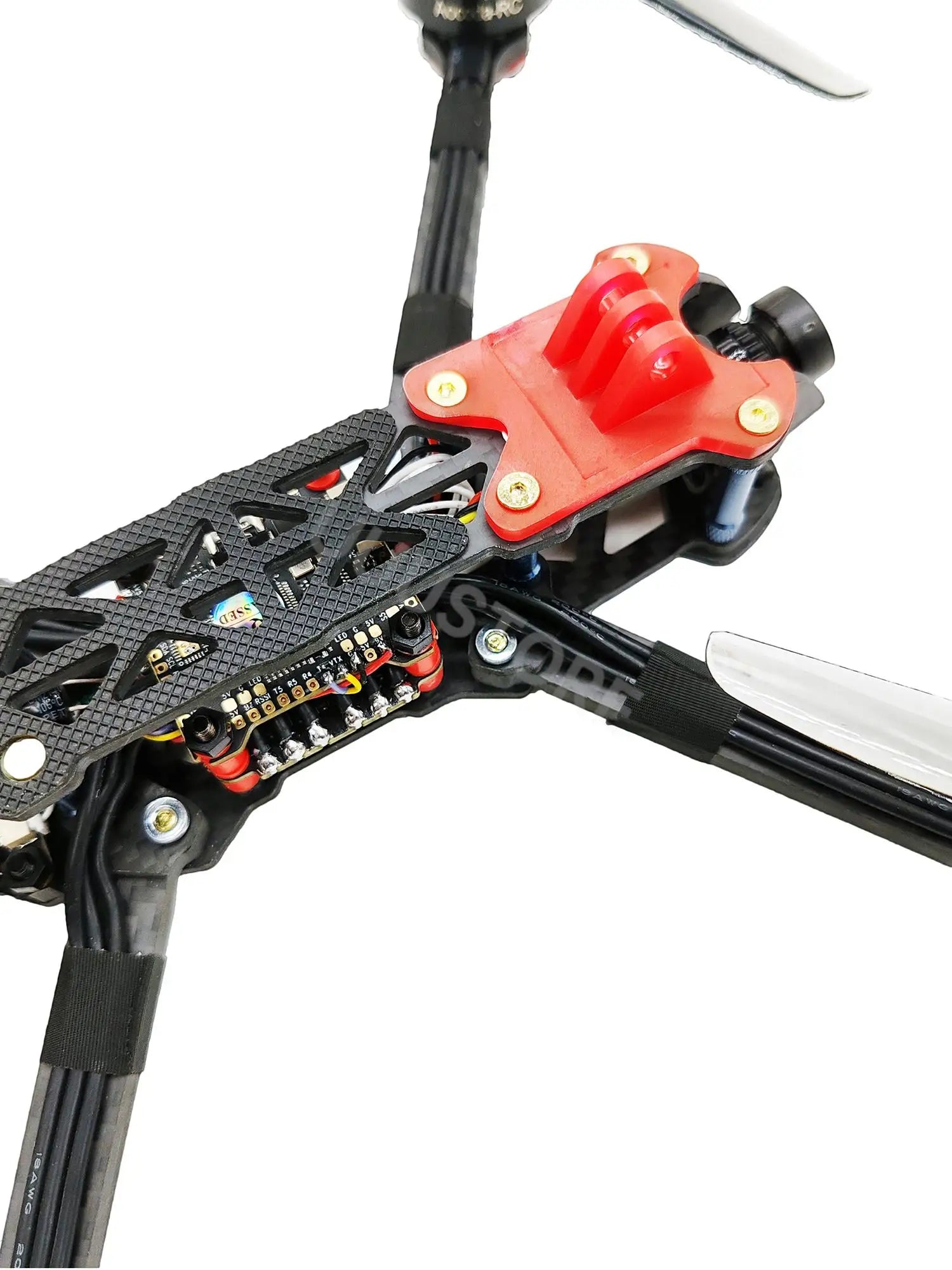 AOCODA-RC AO7 PNP 7Inch FPV, The AOCODA-RC AO7 PNP drone features a Mark4 frame, FPVKING motor, and Aocoda-RC F405 FC for long-range racing with a 5.8G VTX and 2807 propeller.