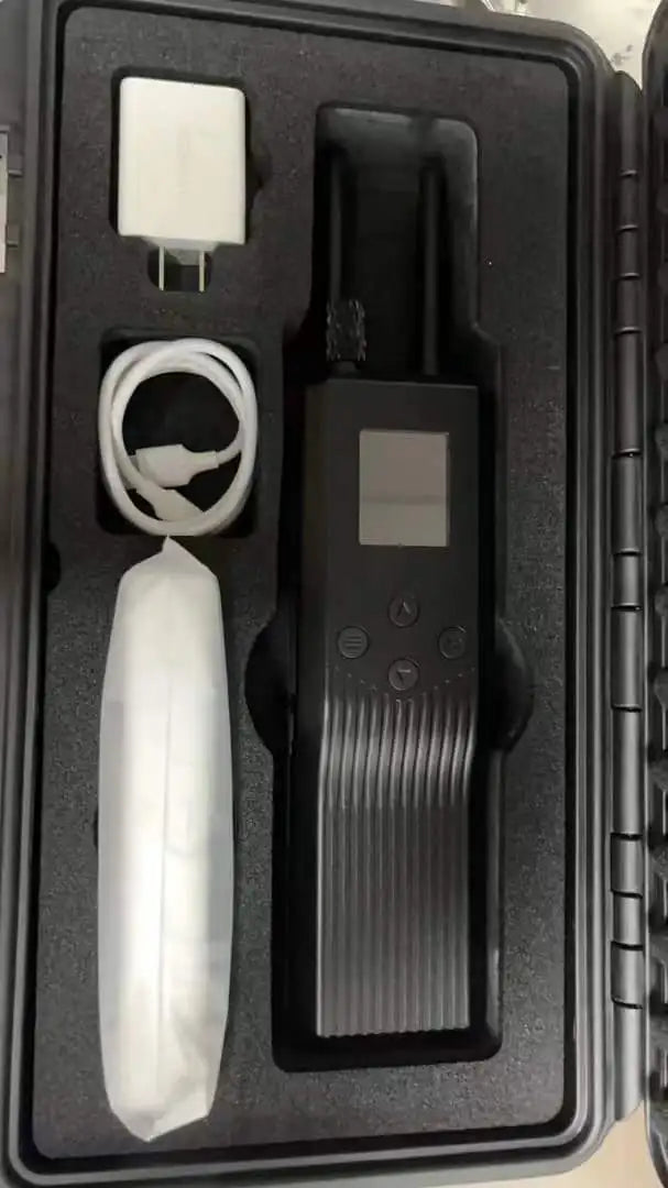 5 Band 2-3KM Wearable Drone Detector, DF antenna(L*W)300mm*217mm DF function: Option