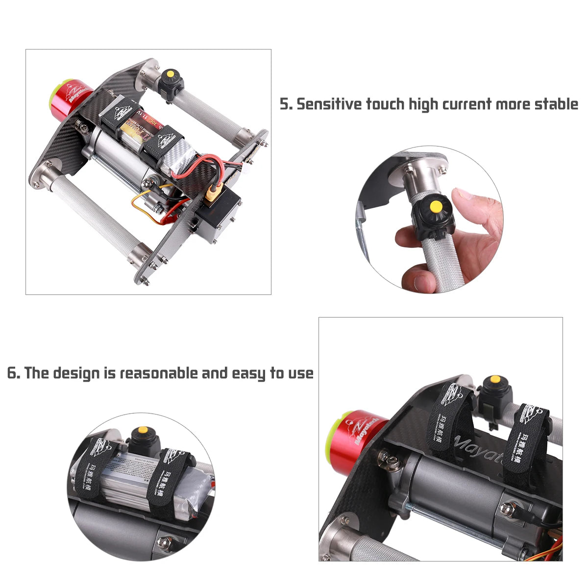 Mayatech TOC250 Terminator TOC Starter, High-sensitivity touch feature for stable startups, easy to use, and supports high currents up to 378.