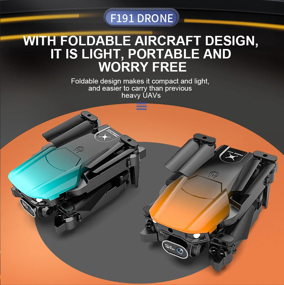 F191 Max Drone, foldable design makes it compact and light; and easier to carry than