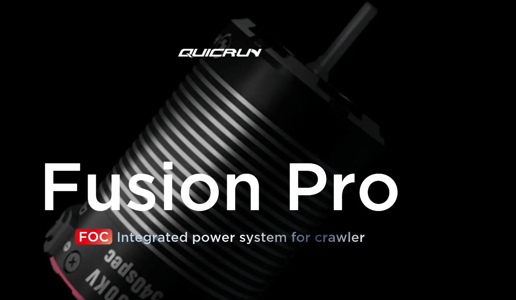HobbyWing QuicRun Fusion Pro - 540 2300KV Brushless Sensory Motor Built In 60A ESC 2 in 1 for RC 1/10 Climbing Car 13 HobbyWing QuicRun Fusion Pro, DUICRUY Fusion Pro FOC) Integrated power system for crawler 'g