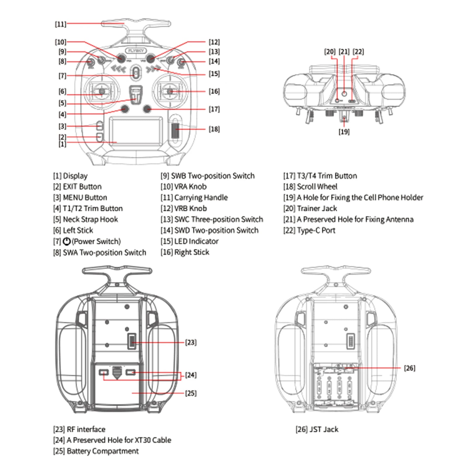 Flysky FS-ST8 Transmitter, Flysky FS-ST8 Transmit