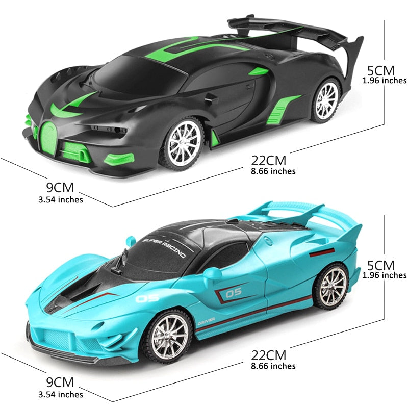 1/18 RC カー LED ライト 2.4 グラムラジオリモコンスポーツカー