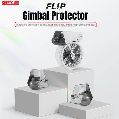 STARTRC FLIP Gimbal Protector shields DJI FLIP drone lens from dust, scratches, and impacts with a secure snap-on design.