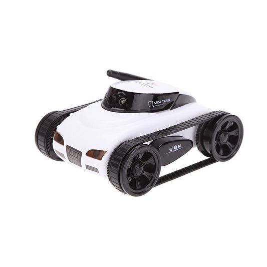 RC Kamera Tankı FPV WIFI Gerçek Zamanlı Kalite Mini RC Araba - HD Kamera Video Uzaktan Kumandalı Robot Araba Akıllı APP Kablosuz Oyuncaklar