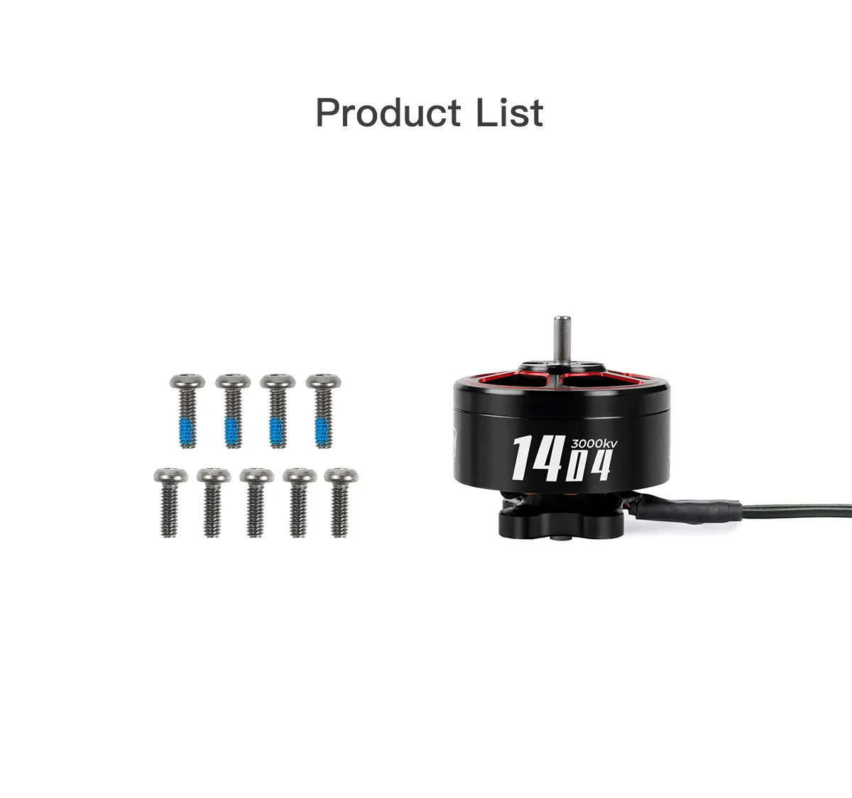 GEPRC SPEEDX2 1404 3000KV / 4600KV Motor Suitable for Tern-LR40 FPV Drones 2-inch 4-inch RC FPV Quadcopter Freestyle Drone 16 GEPRC SPEEDX2 1404 3000KV / 4600K