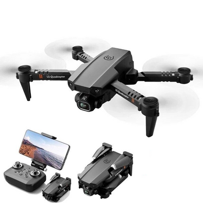 KBDFA XT6 Mini Drone - 4K 1080P HD Cámara WiFi FPV Presión de aire Mantenimiento de altitud Cuadricóptero plegable RC Drone Juguete para niños Regalo para niños