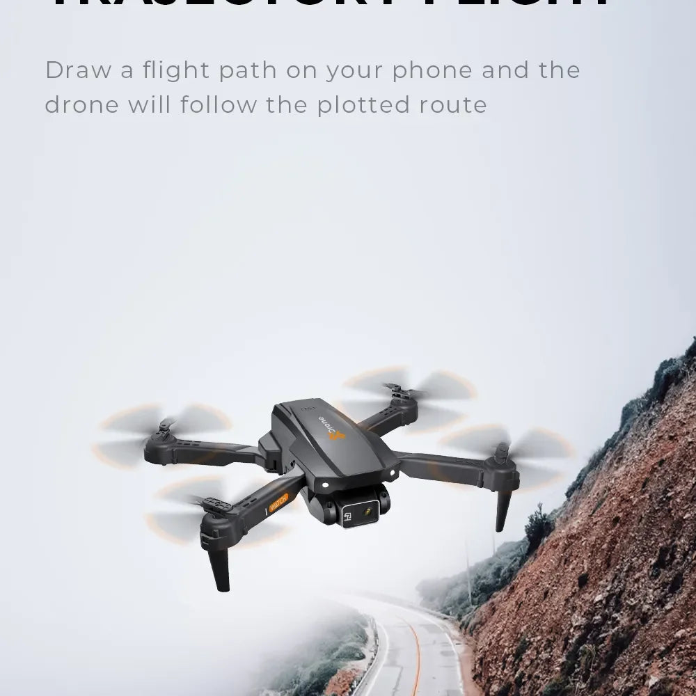 E66 Drone - Professional HD Camera, draw a flight on your phone and the drone will follow the plotted route