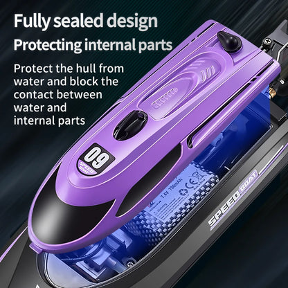 ANTSIR HJ812 RC Boat, Fully sealed design protects internal parts from water damage.